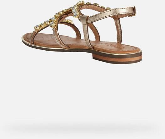 Geox Sozy Plus (D35DQA000N6C) light gold Sandalias mujer