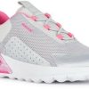 Calzado infantil Geox J ACTIVART ILLUMINUS Sneaker silver fluorescent fuchsia