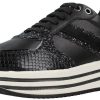 Geox D KENCY B half shoes black Sneakers