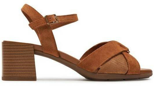 Sandalias mujer Geox D MARYKARMEN B Heeled Sandal cognac