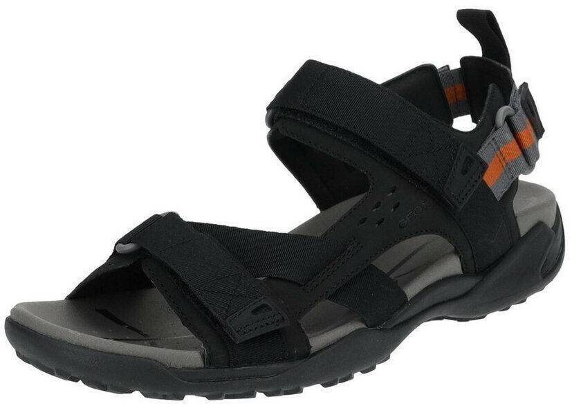 Geox Sandalette black flat heel Sandalias hombre