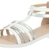 Sandalias mujer Geox Synthetic Leather Sandals white silver