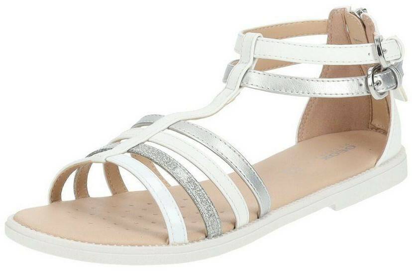 Sandalias mujer Geox Synthetic Leather Sandals white silver