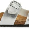 Sandalias mujer Geox D BRIONIA L Flat Sandal silver