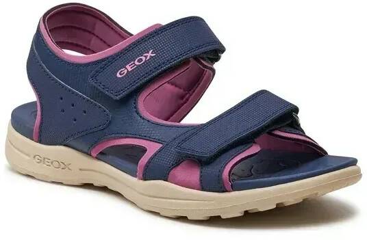 Geox J Vaniett Girl J456AA 015CE C4268 D dark blue fuchsia Calzado infantil