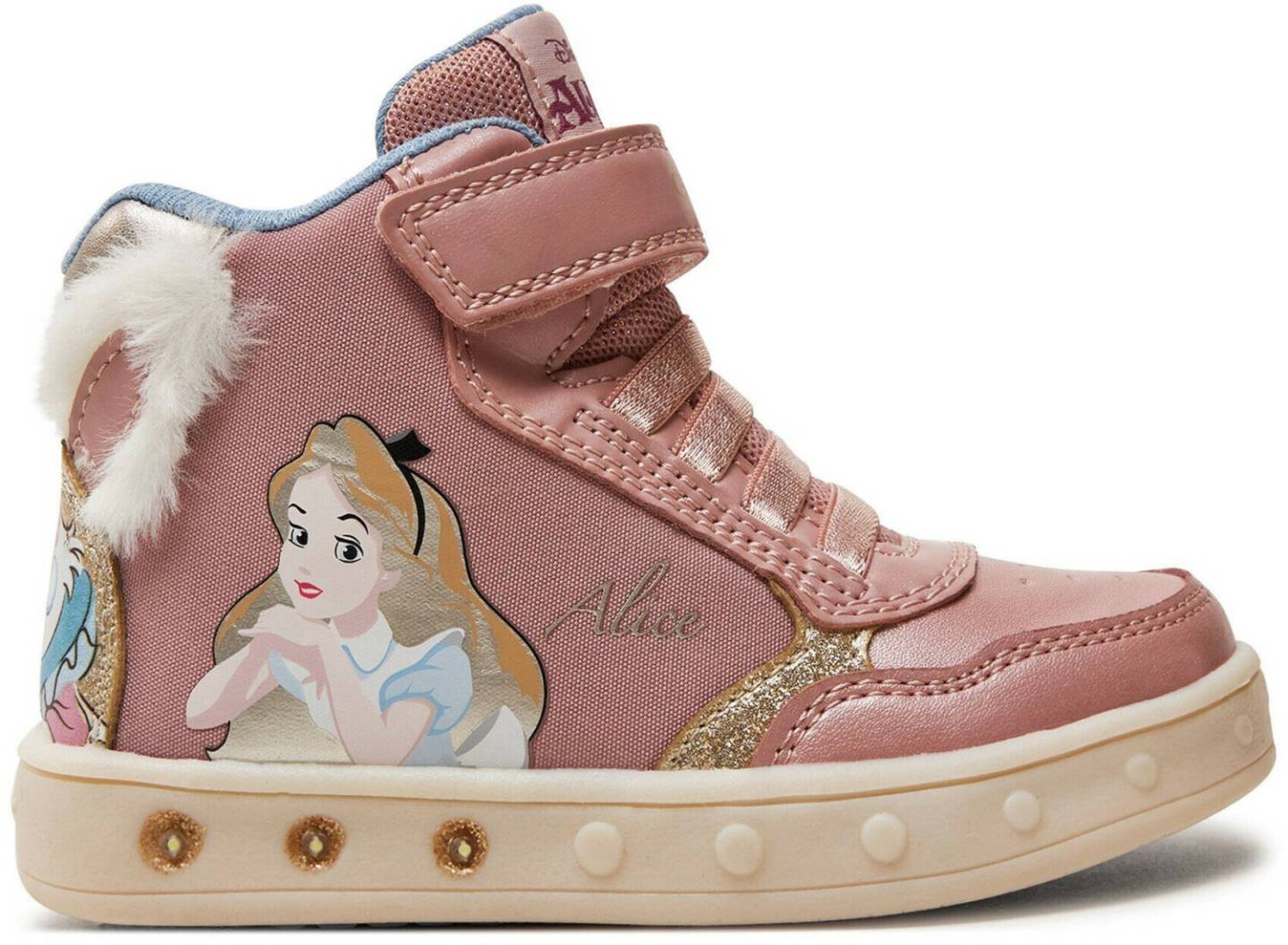 Geox Skylin Junior Alice-Disneylight rose/platin Calzado infantil