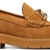 Zapatos cerrados de mujer Geox D SPHERICA EC1 Loafer cognac