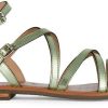 Geox D Sozy S G Flat Sandal sage Sandalias mujer