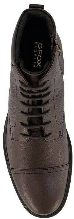 Botas hombre Geox Lace-up smooth leather brown