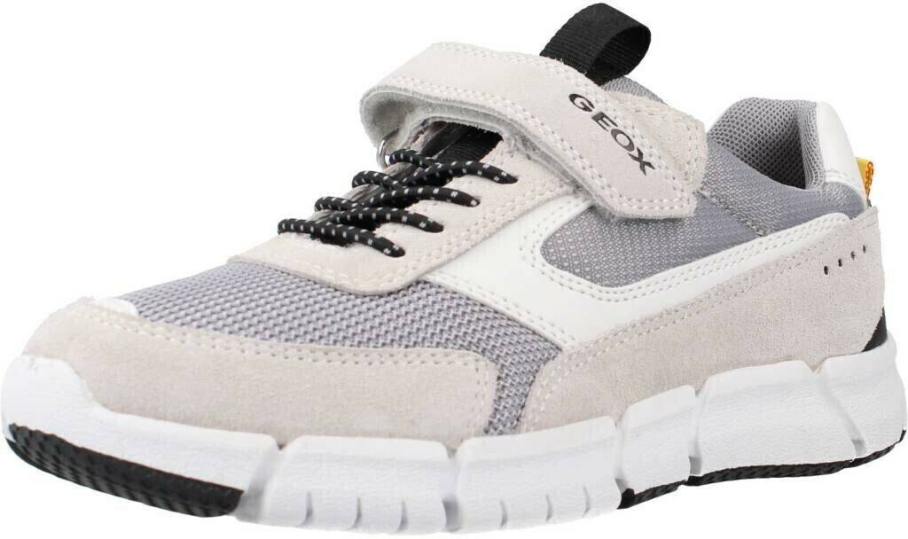 Geox J FLEXYPER Boy Sneaker Grey White Calzado infantil