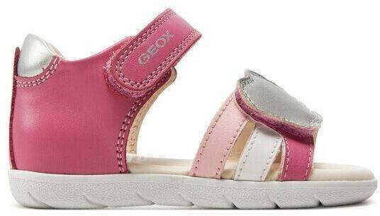 Geox B Sandal Alul Girl B451YA 085NF C8217 M Dk Pink Silver pink Calzado infantil