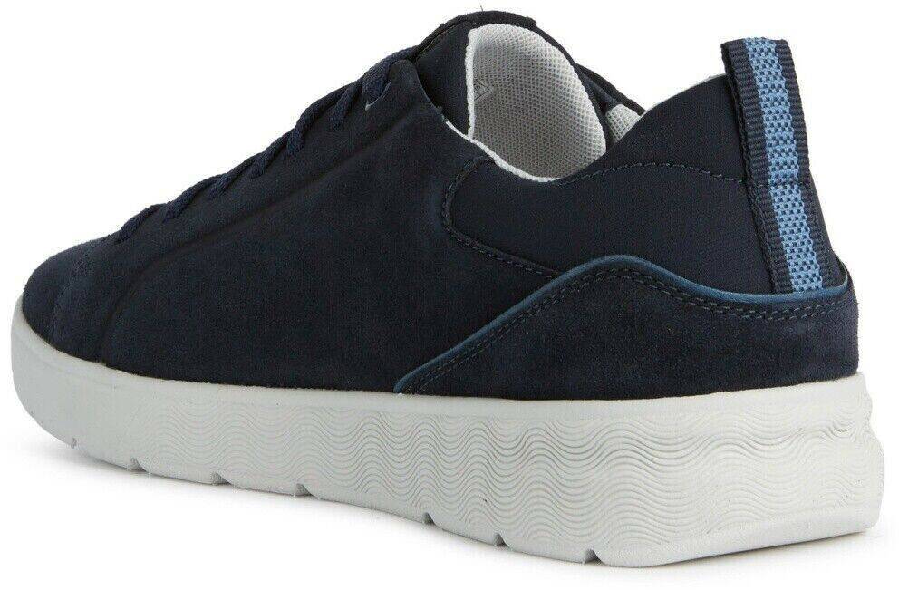 Sneakers Geox Spherica Ec4b navy leather synthetic