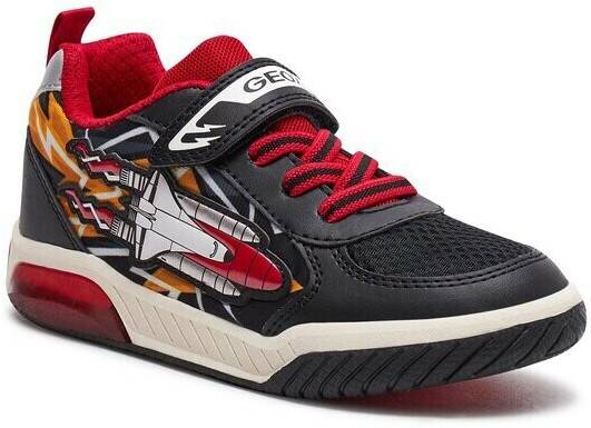 Geox Sneakers J Inek Boy J459CB 011BC C0048 M black red Calzado infantil