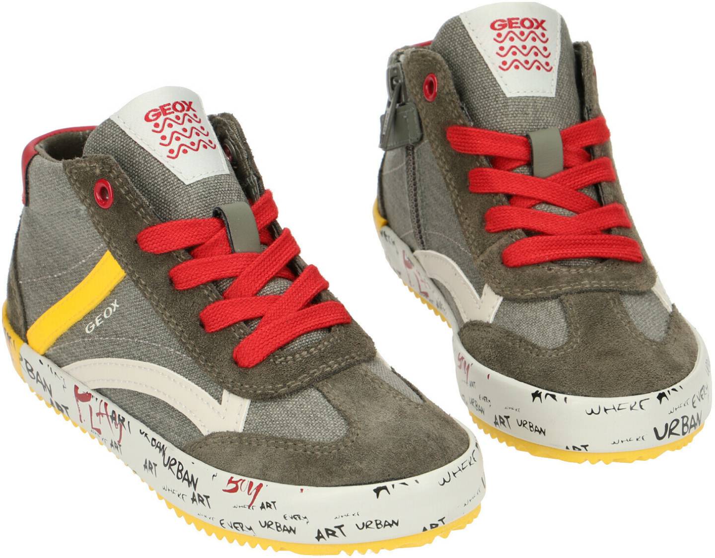 Calzado infantil Geox Alonisso (J922CG01022)military/yellow