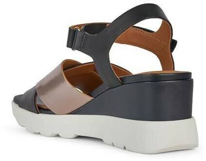 Geox Spherica Ec6 (D45G0C 043CF) black/leather Sandalias mujer