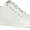 Geox Jaysen Women (D151BB085CF(D151BB085CFC0232) white/gold Sneakers