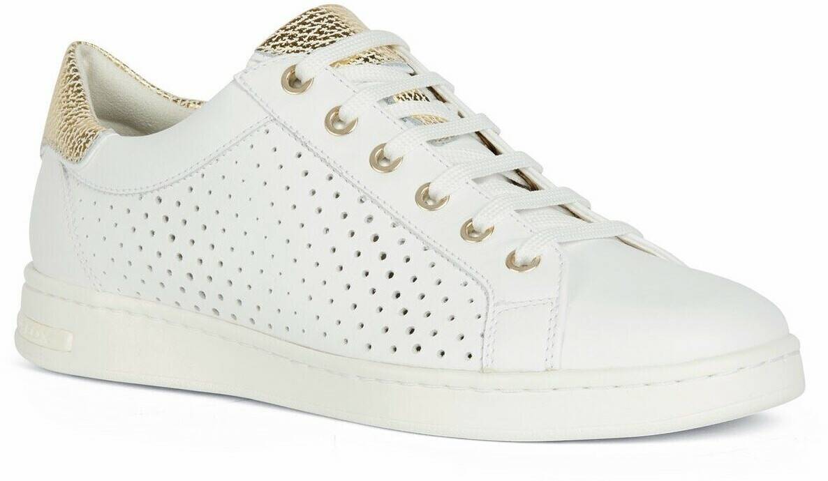 Geox Jaysen Women (D151BB085CF(D151BB085CFC0232) white/gold Sneakers