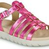 Geox Sandals J SANDAL SOLEIMA GIR pink Calzado infantil