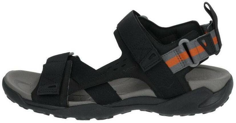 Geox Sandalette black flat heel Sandalias hombre