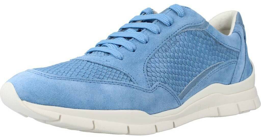 Sneakers Geox Sukie B light blue leather