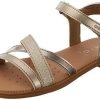 Geox J Sandal Karly Girl (J5235D) platinum golden Calzado infantil