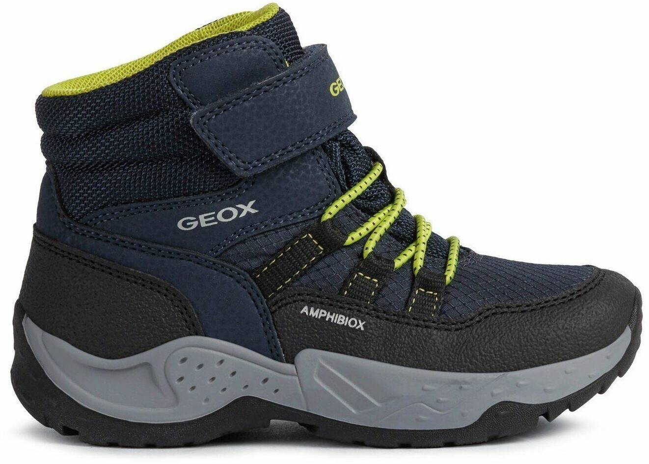 Geox J Sentiero Boy Abx (J26FSC) navy/lime Calzado infantil