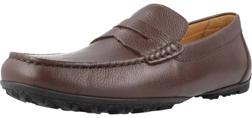 Zapatos cerrados de mujer Geox U KOSMOPOLIS Grip W Moccasin dark brown