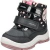 Calzado infantil Geox fuchsia black white