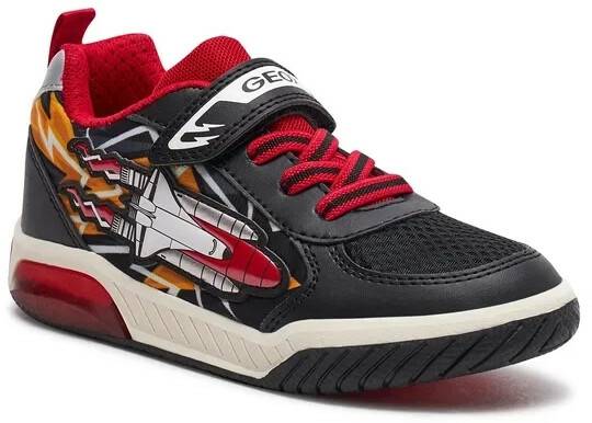 Geox Sneakers J Inek Boy J459CB 011BC C0048 M black red Calzado infantil