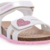 Calzado infantil Geox Sandals B Sandal Chalki Girl B352RA0NFKCC0566 silver