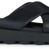 Geox U SPHERICA EC6 B Slide Sandal black Sandalias hombre