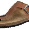 Sandalias hombre Geox Nappa Leather Flip-Flops