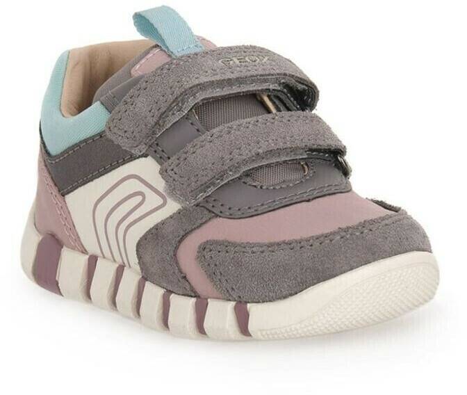 Geox Halbschuhe B Iupidoo Girl B3558C 022BC C1FA8 Gray Calzado infantil