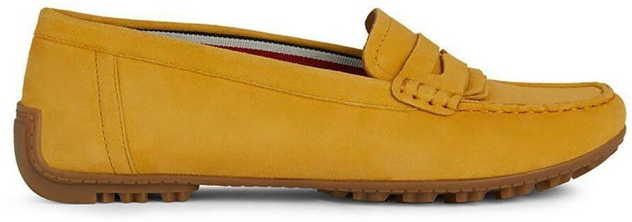 Zapatos cerrados de mujer Geox Kosmopolis Grip Boat Shoes yellow