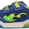 Geox J Inek Boy (J359CB) royal/lime Calzado infantil