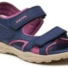 Geox J Vaniett Girl J456AA 015CE C4268 D dark blue fuchsia Calzado infantil