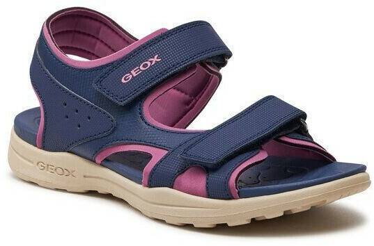 Geox J Vaniett Girl J456AA 015CE C4268 D dark blue fuchsia Calzado infantil