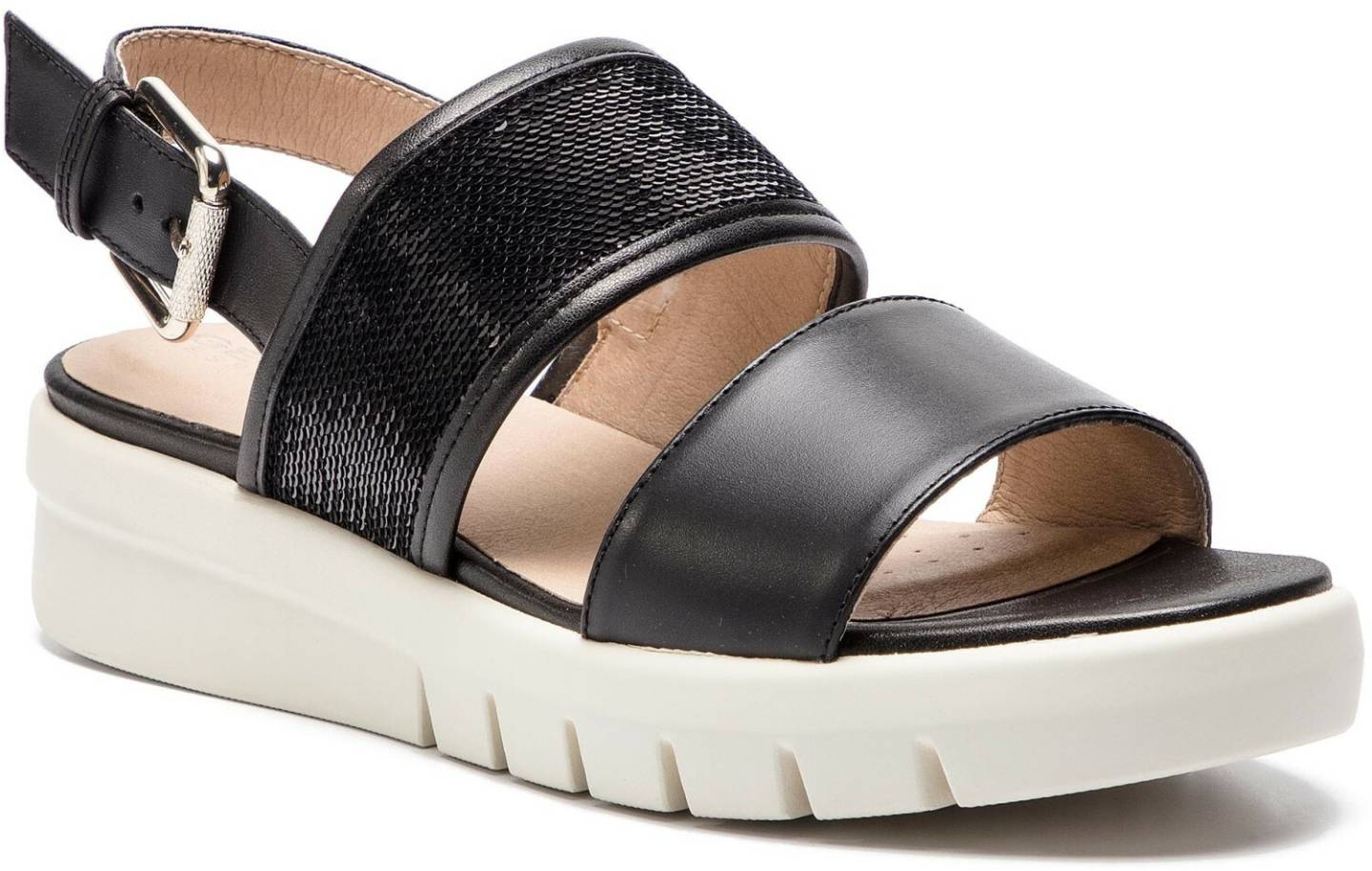 Geox Wimbley Sandal black Sandalias mujer