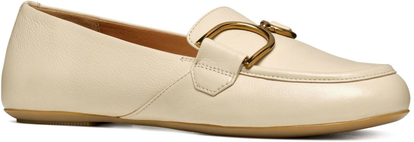 Zapatos cerrados de mujer Geox D PALMARIA J Loafer Slipper beige