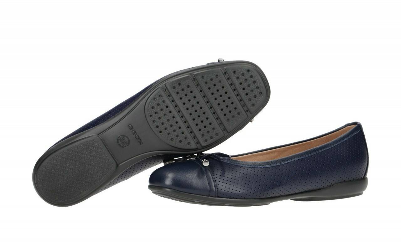 Zapatos cerrados de mujer Geox Ladies Loafers blue (D027NC 05485C4000)