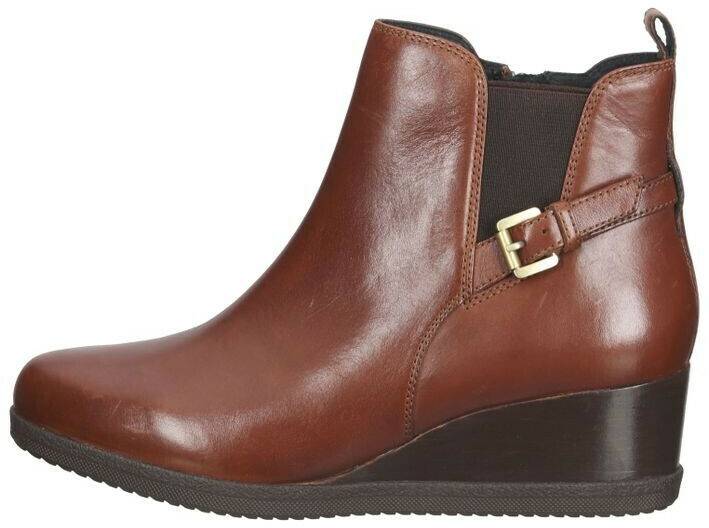 Geox d anylla wedge brown Botines de mujer