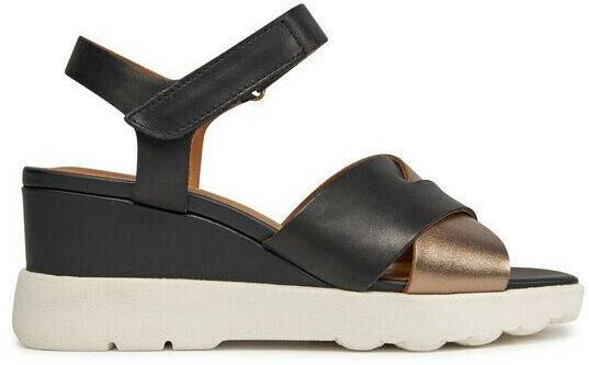 Geox Spherica Ec6 (D45G0C 043CF) black/leather Sandalias mujer