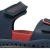 Calzado infantil Geox J Sandal Fusbetto Bo J35HMA 000BC C0735 M navy red dark blue