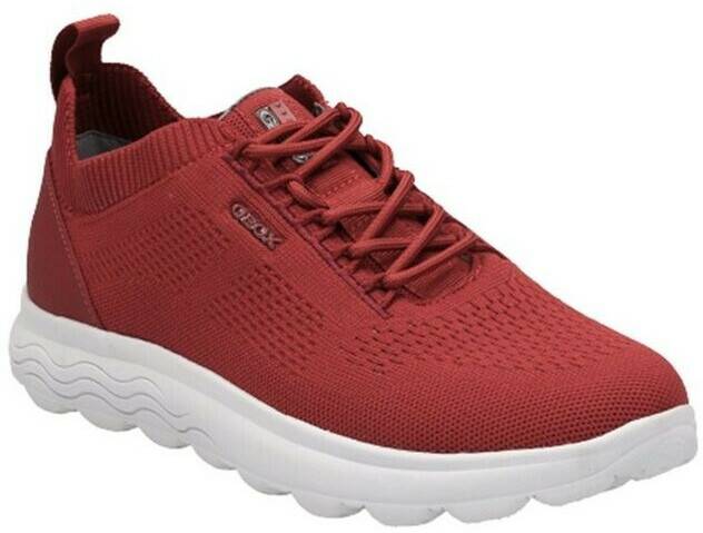 Geox Spherica U Sneakers dark red light grey slim Sneakers