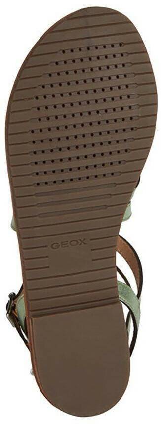 Geox D Sozy S G Flat Sandal sage Sandalias mujer