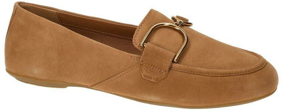 Geox Slipper Moccasin PALMARIA suede brown Zapatos cerrados de mujer