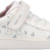 Geox Sneakers B Eclyper Girl B455MA 0BCKC C0007 white Calzado infantil