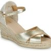 Zapatos cerrados de mujer Geox Espadrilles D Gelsa Low D45NGA 000CF C2012 gold