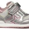 Geox Sneakers B Rishon Girl B450LA 0NFEW C1AK8 silver Calzado infantil