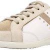 Geox Myria H off-white beige Nappa Sneakers